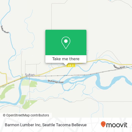 Barmon Lumber Inc map