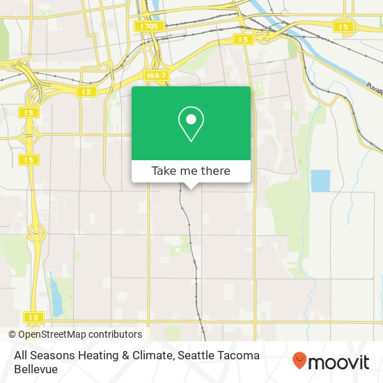 Mapa de All Seasons Heating & Climate