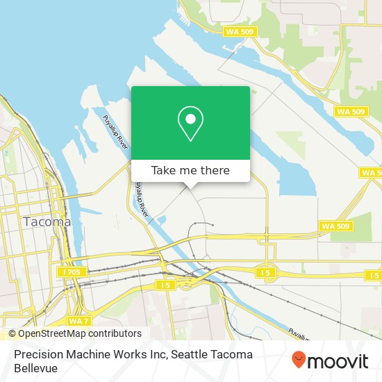 Precision Machine Works Inc map