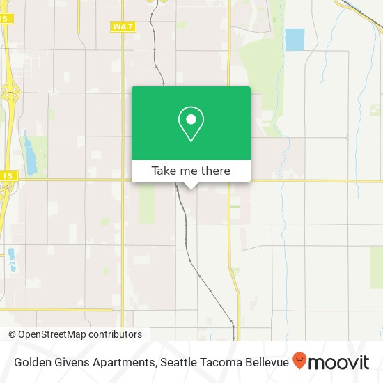 Golden Givens Apartments map