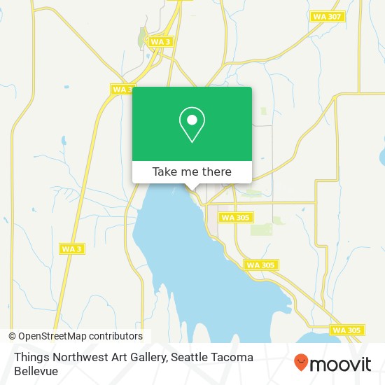 Mapa de Things Northwest Art Gallery