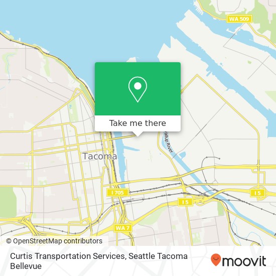 Mapa de Curtis Transportation Services