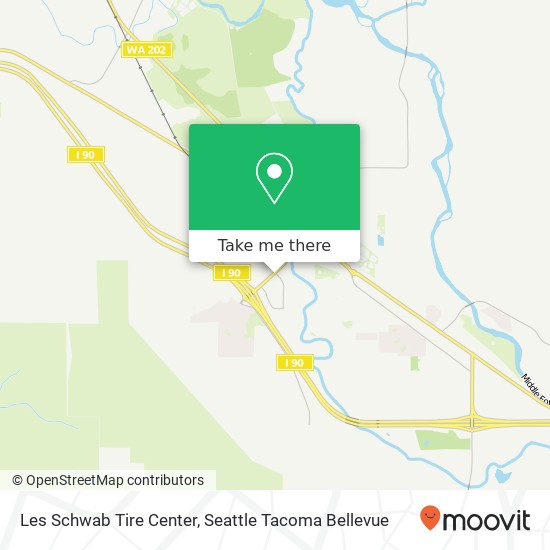 Mapa de Les Schwab Tire Center