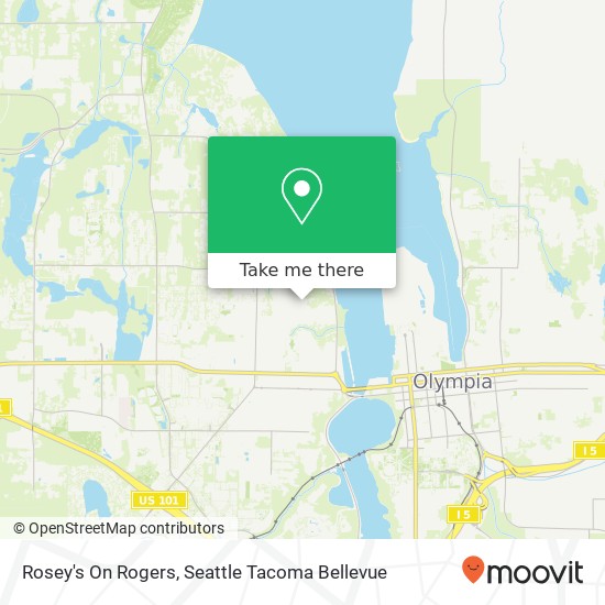 Rosey's On Rogers map