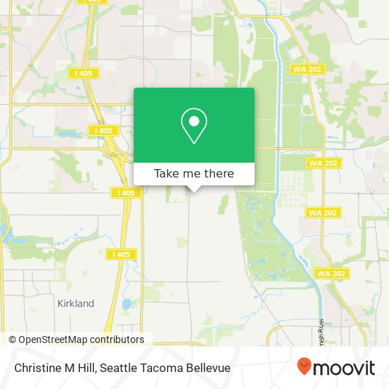 Christine M Hill map