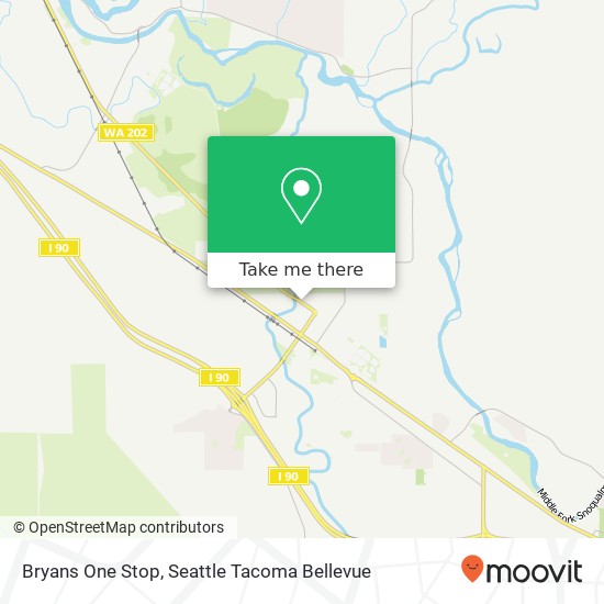 Mapa de Bryans One Stop