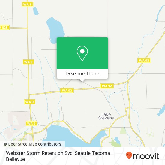 Mapa de Webster Storm Retention Svc