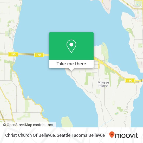 Mapa de Christ Church Of Bellevue