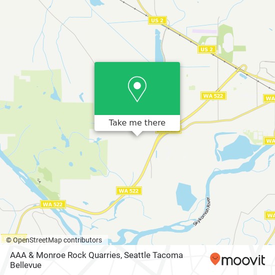 Mapa de AAA & Monroe Rock Quarries