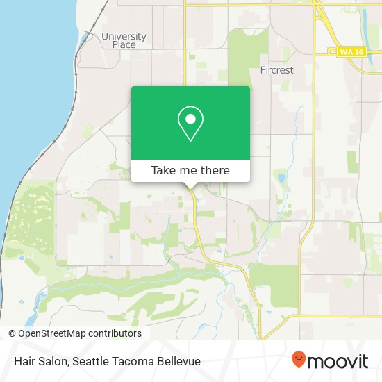 Hair Salon map