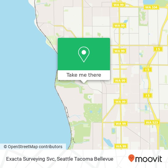 Exacta Surveying Svc map