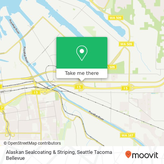 Mapa de Alaskan Sealcoating & Striping