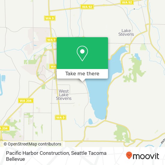 Pacific Harbor Construction map