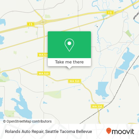 Rolands Auto Repair map