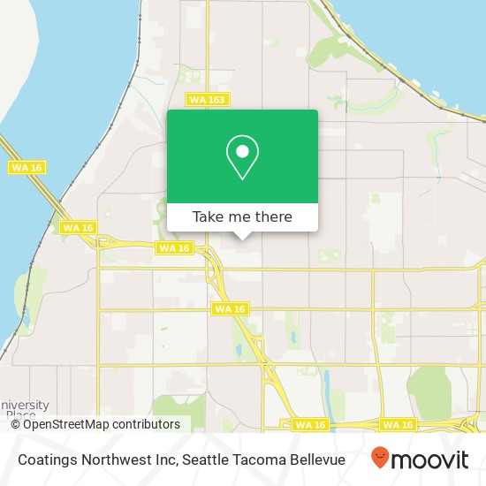 Mapa de Coatings Northwest Inc