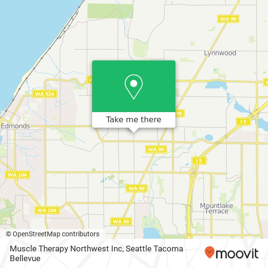 Mapa de Muscle Therapy Northwest Inc