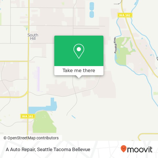 A Auto Repair map