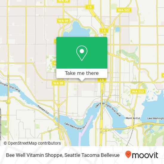 Mapa de Bee Well Vitamin Shoppe