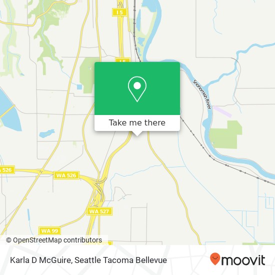 Karla D McGuire map