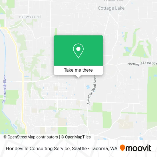 Mapa de Hondeville Consulting Service