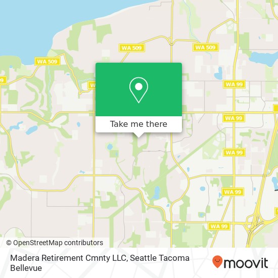 Madera Retirement Cmnty LLC map