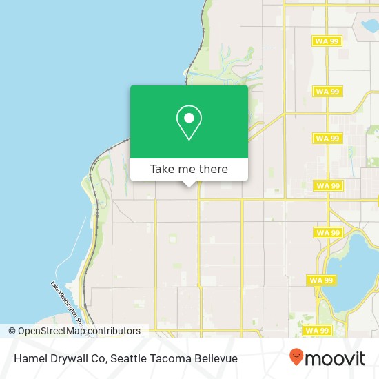 Mapa de Hamel Drywall Co