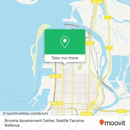 Browns Assessment Center map