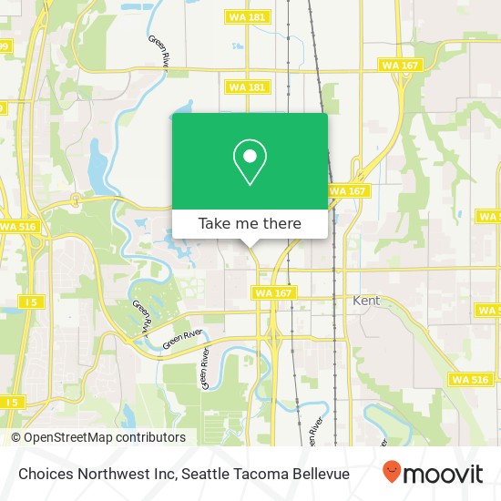 Mapa de Choices Northwest Inc