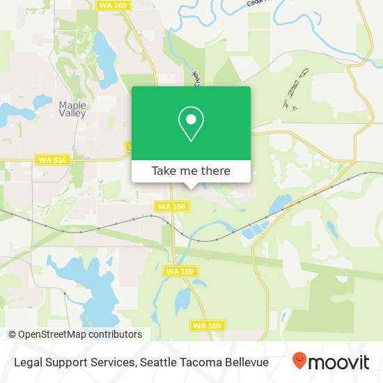 Legal Support Services map