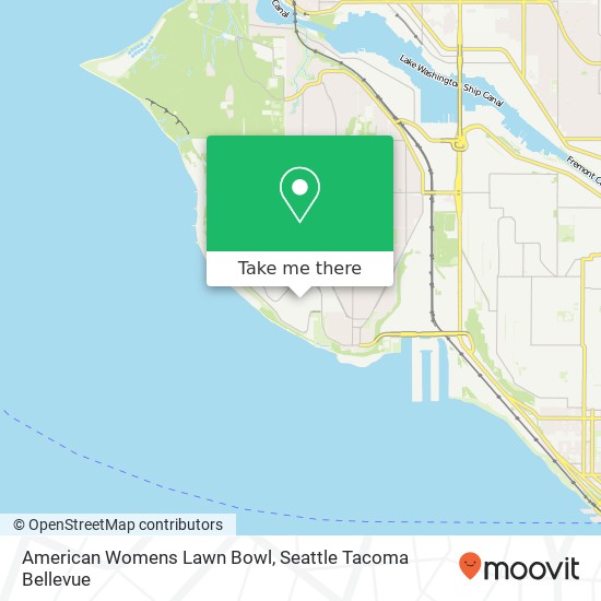 Mapa de American Womens Lawn Bowl