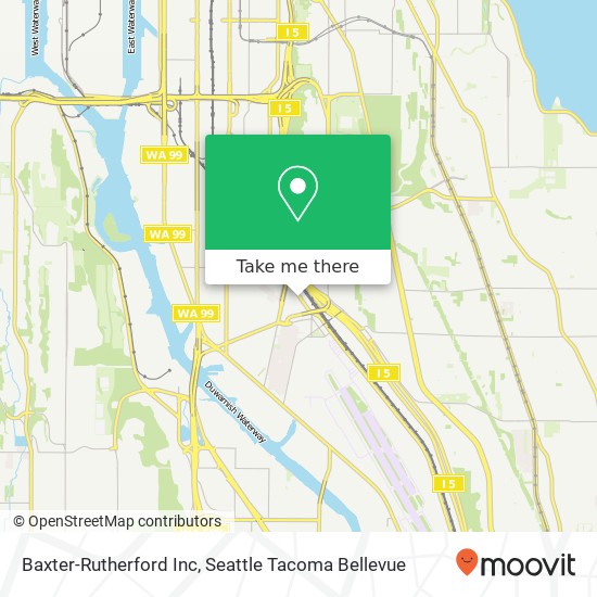 Baxter-Rutherford Inc map