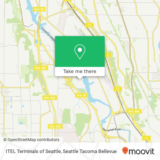 Mapa de ITEL Terminals of Seattle