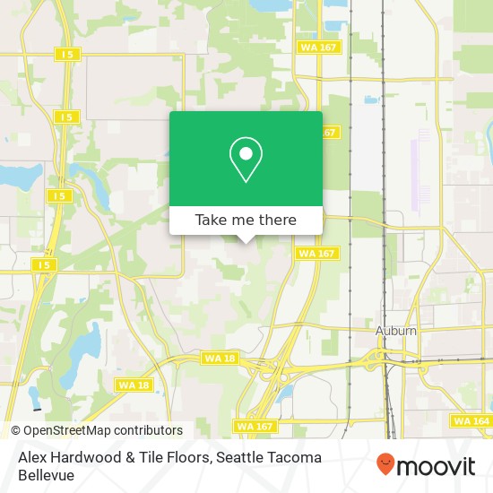 Mapa de Alex Hardwood & Tile Floors