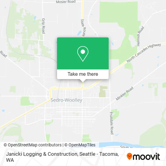 Janicki Logging & Construction map