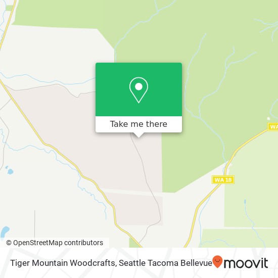 Mapa de Tiger Mountain Woodcrafts