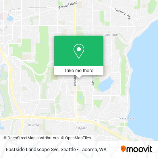 Eastside Landscape Svc map