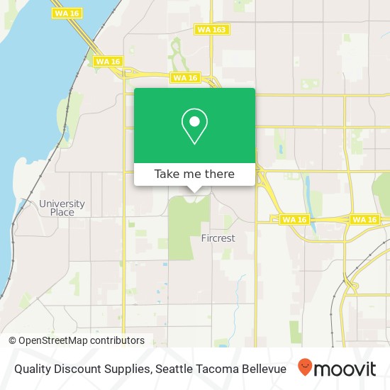 Mapa de Quality Discount Supplies