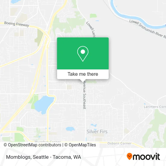 Momblogs map