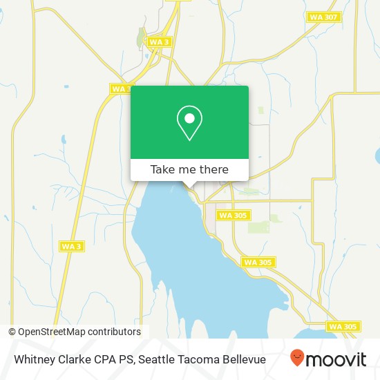 Whitney  Clarke CPA PS map