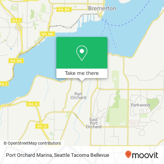 Port Orchard Marina map