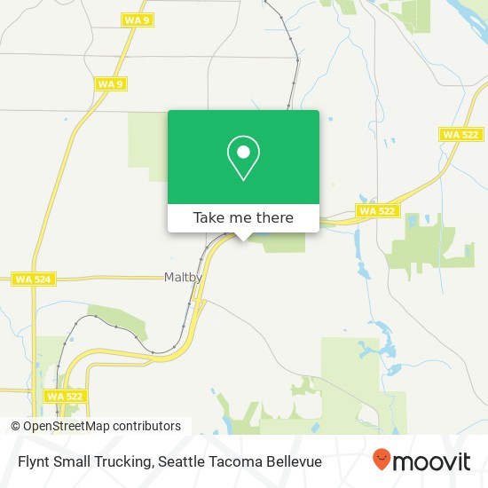 Flynt Small Trucking map