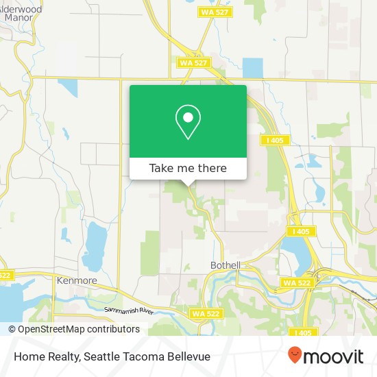 Home Realty map