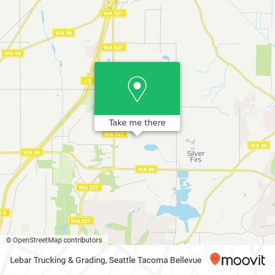 Lebar Trucking & Grading map