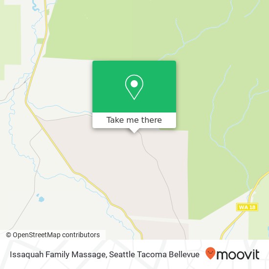 Issaquah Family Massage map