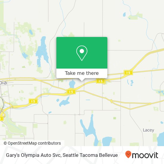 Mapa de Gary's Olympia Auto Svc