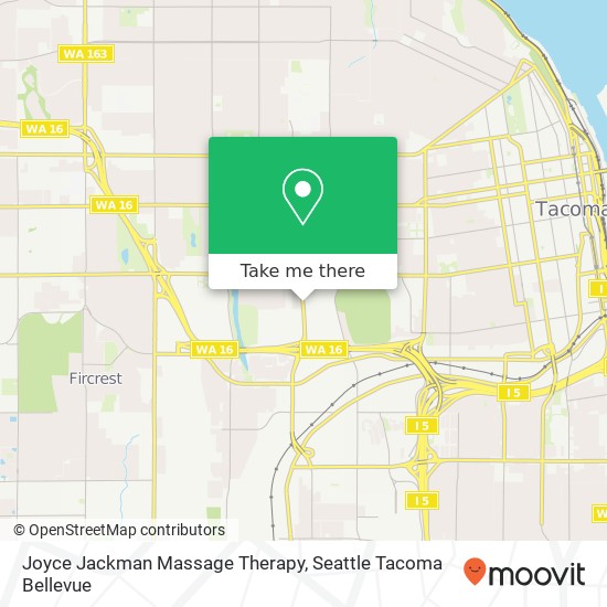 Mapa de Joyce Jackman Massage Therapy