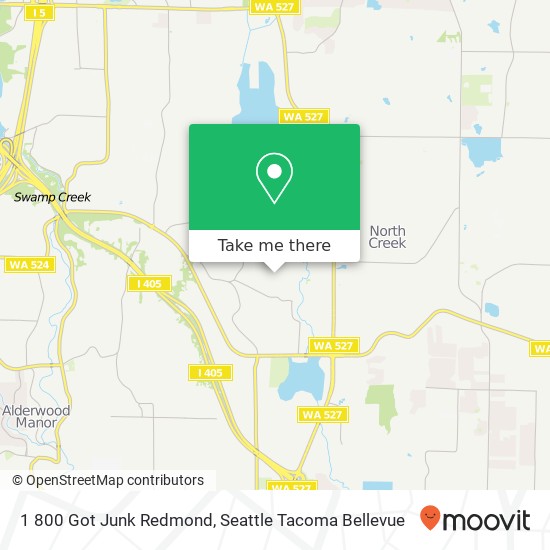 1 800 Got Junk Redmond map