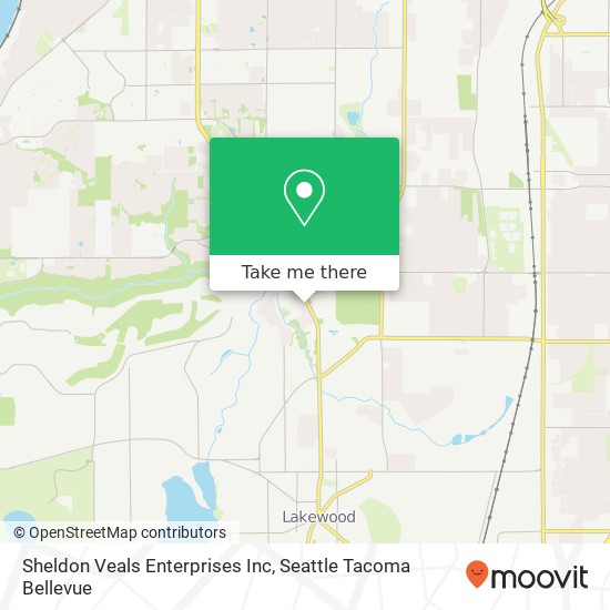 Sheldon Veals Enterprises Inc map