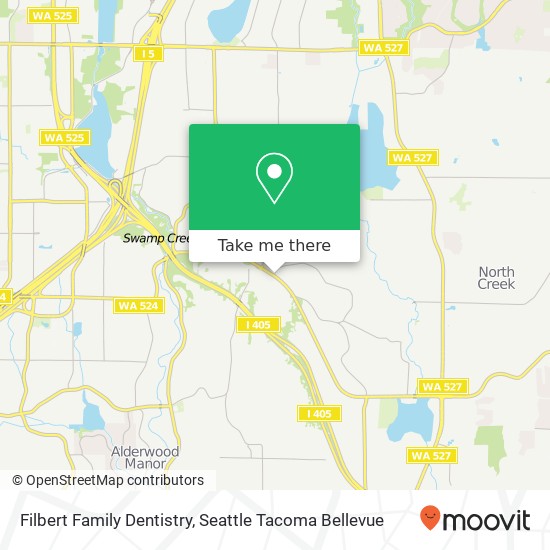 Mapa de Filbert Family Dentistry