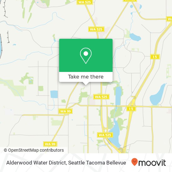 Alderwood Water District map